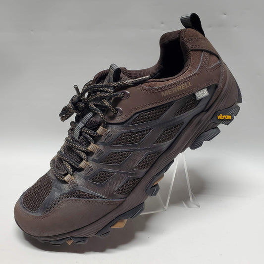 Merrell Moab FST Hiking Shoes Men's Brown Waterproof Trail Low Vibram Size 9