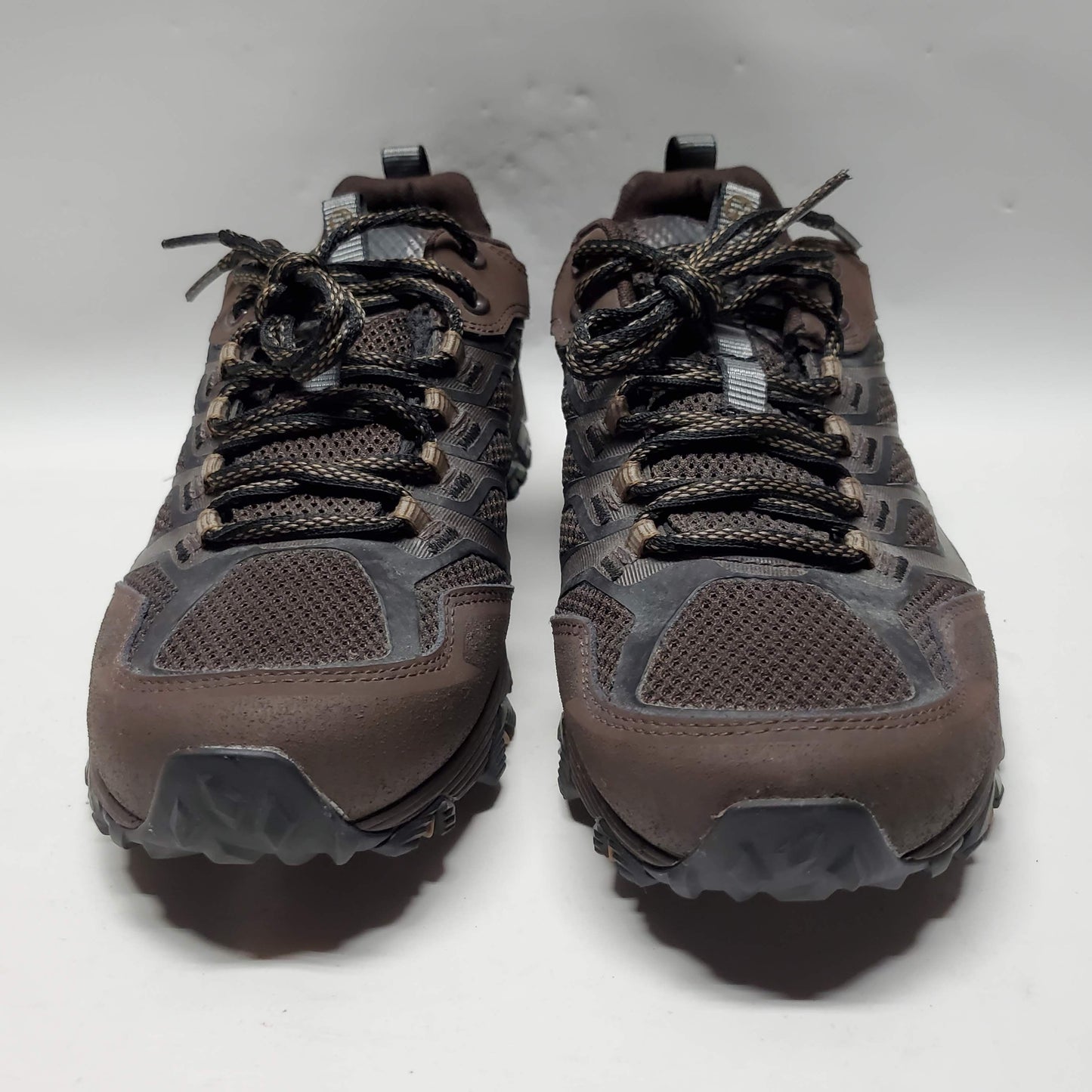 Merrell Moab FST Hiking Shoes Men's Brown Waterproof Trail Low Vibram Size 9