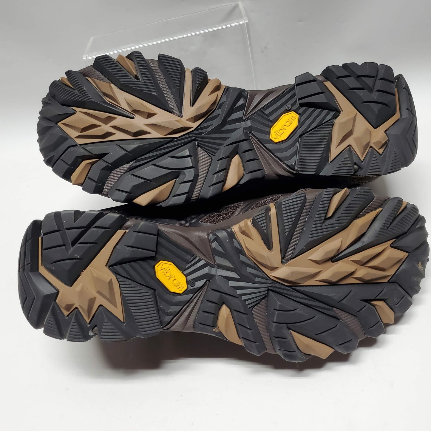 Merrell Moab FST Hiking Shoes Men's Brown Waterproof Trail Low Vibram Size 9