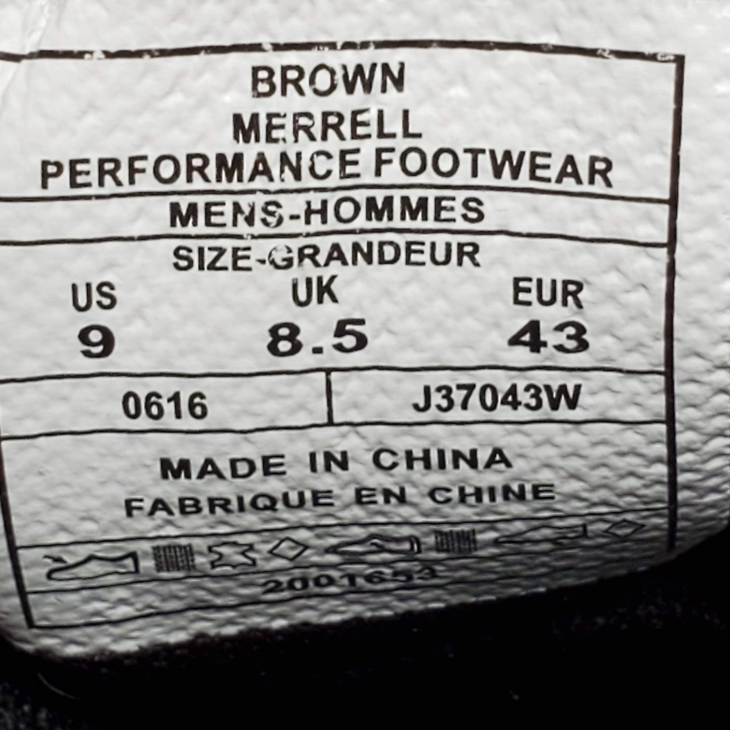 Merrell Moab FST Hiking Shoes Men's Brown Waterproof Trail Low Vibram Size 9