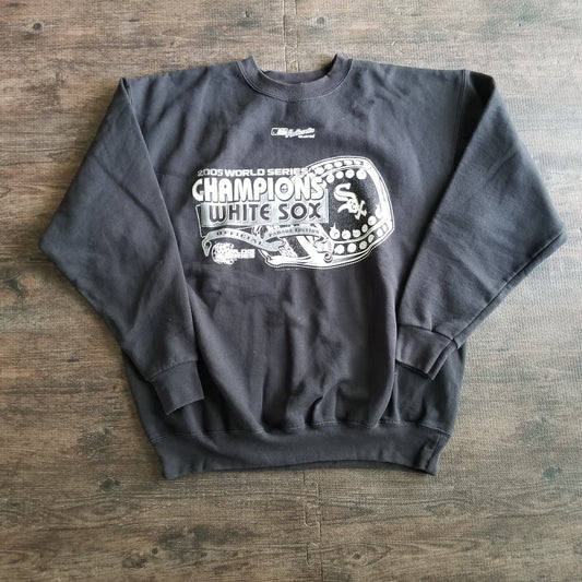 2005 World Series Champions White Sox Lee Heavyweight Sweatshirt Size L