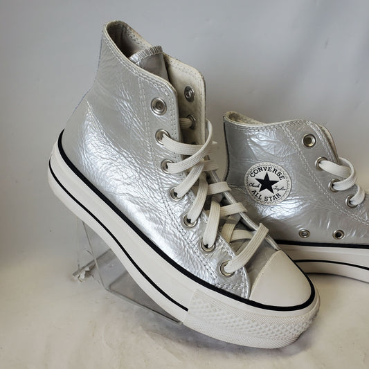 Converse Chuck Taylor All Star Metallic Platform Hi 569238C Womens Size 5