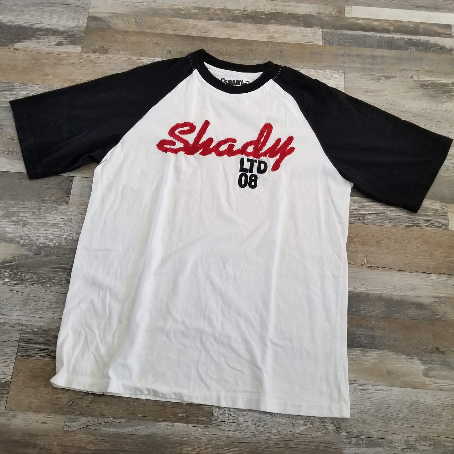 Shady LTD 08 Black & White Eminem T Shirt Mens Size L