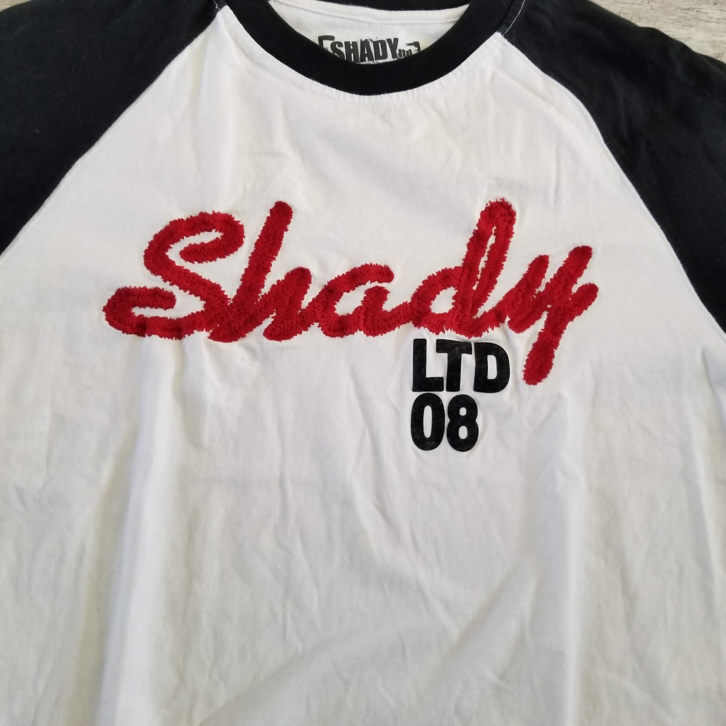 Shady LTD 08 Black & White Eminem T Shirt Mens Size L