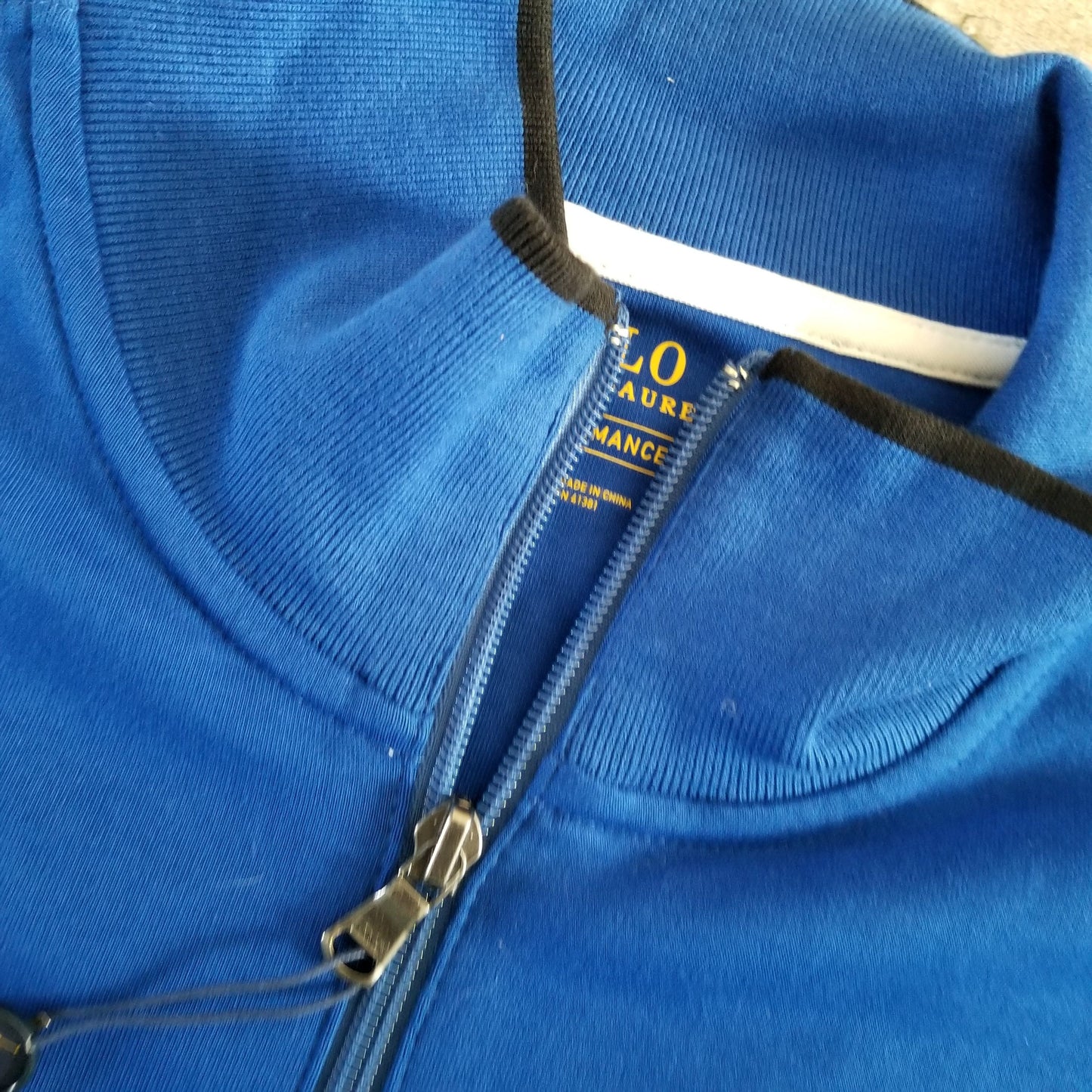 Polo Ralph Lauren Blue Zip Up Performance Track Jacket Size XXL