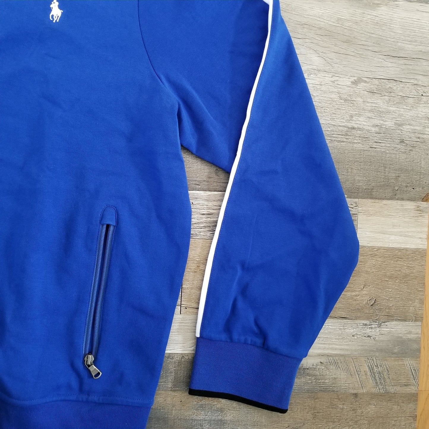 Polo Ralph Lauren Blue Zip Up Performance Track Jacket Size XXL