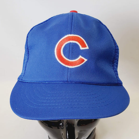 Vintage Annco Chicago Cubs Mesh Trucker Snapback MLB Baseball Hat